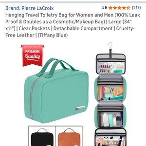 New cosmetic bag Tiffany blue